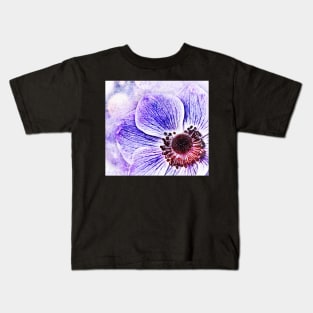 Purple Flower Kids T-Shirt